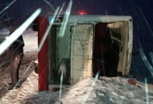 ۳۲ نفر در واژگونی مینی‌بوس در هراز مصدوم شدند