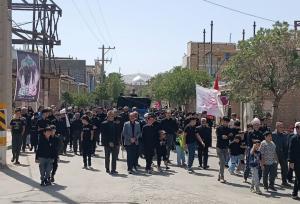 پیاده روی جاماندگان اربعین در تربت حیدریه