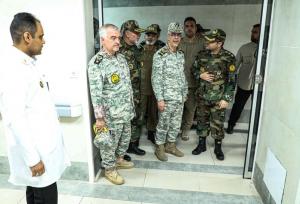 سردار باقری از بیمارستان پیامبر اعظم(ص) نیروی زمینی ارتش بازدید کرد