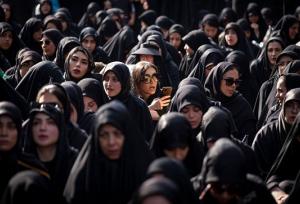 تصویر متفاوت از عزاداری زنان در شمال شهر تهران