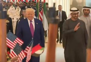 استقبال «محمد بن زاید» از «ترامپ» در ابوظبی