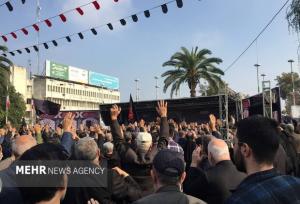 خروش «یا زهرا» در رشت؛ پیوند نام مادر و فرزندان در تشییع شهدای گمنام