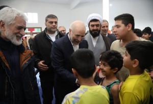 افتتاح خانه کشتی طرقبه با حضور رئیس مجلس و وزیر ورزش و جوانان