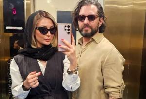 استایل زیبای همسر بهرام رادان توجه‌ها را جلب کرد