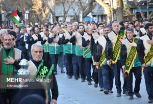کاروان غم در اراک به حرکت در می‌آید