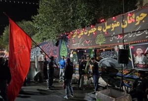 حضور پرشور جوانان موکب‌دار در خدمت‌رسانی به زائران رضوی