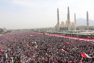 تقبیح اقدامات صهیونیستی مصر و عربستان در راهپیمایی میلیونی یمن