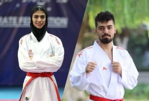 طلای یلدا و برنز ماهان در رقابت‌های قهرمانی کاراته آسیا
