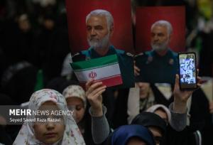 مراسم ششمین سالگرد شهادت حاج قاسم سلیمانی در آستانه اشرفیه