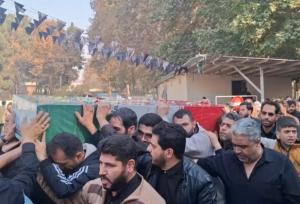 ورود پیکرهای مطهر شهدای گمنام به مصلی کرج