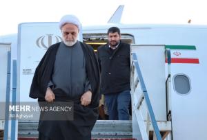 رئیس قوه قضائیه وارد زنجان شد