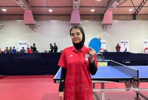 حنانه نجاتی در پاراتنیس روی میز قهرمان شد