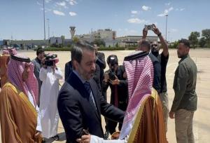بن فرحان وارد دمشق شد