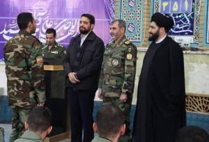 بازدید شهردار منطقه ۱۱ تهران با فرمانده و افسران دانشکده امام علی