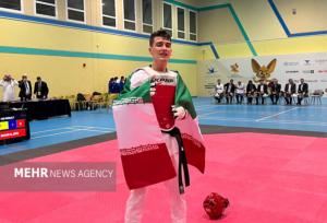 ابوالفضل ایمانی در پاراتکواندو طلایی شد