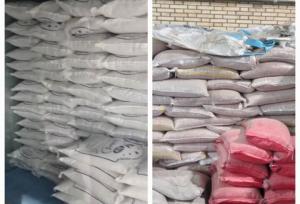 ۶ تُن برنج و لوبیا احتکار شده در زرقان کشف شد