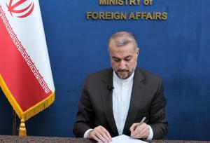 تمجید امیرعبداللهیان از تلاش‌های دبیرکل دی هشت در حمایت از حقوق ملت فلسطین