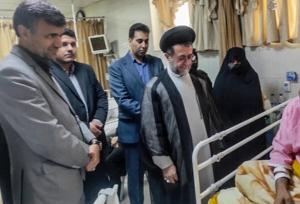 بازدید رییس کل دادگستری فارس و دادستان شیراز از بیمارستان قلب الزهرا