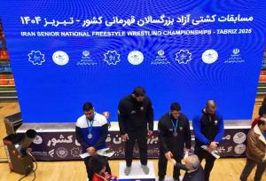 پایان مرحله اول انتخابی تیم ملی کشتی آزاد؛ قهرمانی مازندران در تبریز