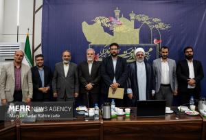 مراسم معارفه مدیر دفتر خبرگزاری مهر در استان فارس