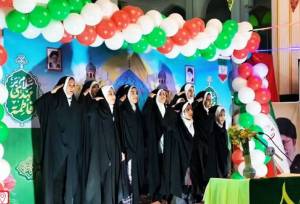 جشن ولادت امام عصر در روستای باغک هامون