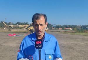 تداوم عملیات اطفای حریق جنگل الیت با مشارکت ۱۶ تیم زمینی و ۲ بالگرد