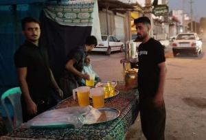 حضور پرشور عشایر ایل ذوله در خدمت‌رسانی به زائران اربعین بابرپایی موکب