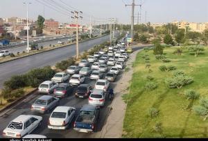 ترافیک سنگین در برخی ورودی های تهران
