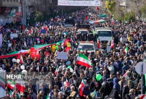 تقدیر از حضور پرشور مردم گلستان در راهپیمایی ۲۲ بهمن