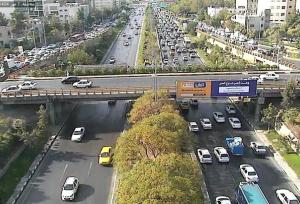 ترافیک روان و عادی در معابر و بزرگراه های پایتخت