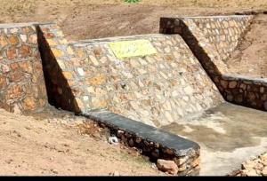 بهره‌برداری از پروژه آبخیزداری در روستای نیاز دهگلان