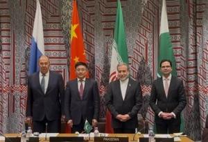 بیانیه مشترک نشست چهارجانبه وزرای امور خارجه چین، ایران، پاکستان و روسیه درباره افغانستان