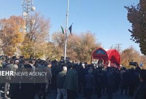 بدرقه کاروان اهالی بهشت در شهر گوگد