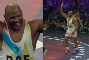 بازگشت خیره‌کننده "کوه عضله" به کشتی؛ پیروزی خوئل رومرو کوبایی در ۴۸ سالگی + ویدیو