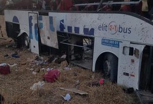 نقص فنی عامل آتش‌سوزی اتوبوس در جاده «دهکرد» بروجرد شد