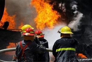 حریق پژو ۲۰۶ در سمنان حادثه آفرید