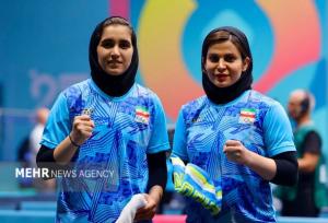 صعود بانوان تنیس روی میز ایران به نیمه نهایی/ مدال برنز قطعی شد