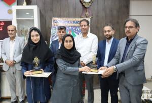 ۴۵ برگزیده جشنواره‌های نوجوان خوارزمی و جابربن‌حیان در دیر تجلیل شدند