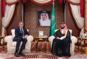 بلینکن و محمد بن‌سلمان در جده دیدار کردند