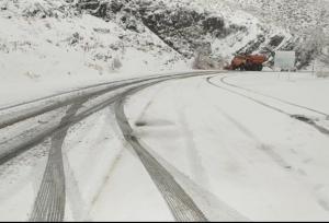 فیروزکوه نخستین برف پاییزی را تجربه کرد