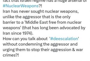 بقائی در پاسخ به کالاس: لطفاً توجیه‌گر تجاوز  نشوید!