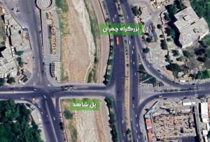 آغاز تخریب و بازسازی پل ۵۰ ساله «شاهد» شیراز