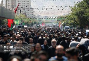 عزاداران نبوی در جوار حرم رضوی؛ مشهد سوگوار پیامبر(ص)و کریم اهل بیت(ع)