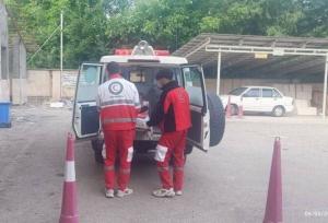 ۷ نفر بر اثر تصادف در محور عباس آباد مصدوم شدند
