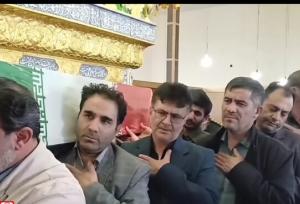 رایحه شهادت در امامزاده سید ابراهیم (ع) لاهرود معطر شد