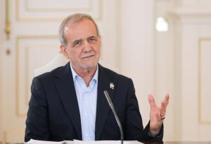 شوخی پزشکیان با رئیس کمیسیون اصل نود مجلس