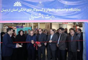 خلیلی: توانمندی‌های بانوان اردبیل در نمایشگاه روایت روشنایی معرفی شد