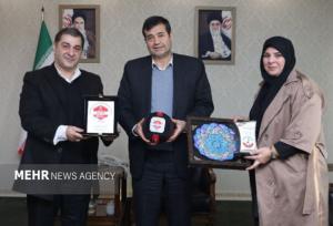 دیدار مسئولان انجمن داژبال با وزیر ورزش و جوانان