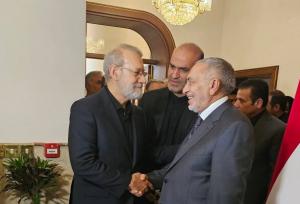 لاریجانی با رئیس مجلس عراق دیدار کرد
