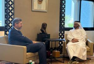 دیدار «خطیب زاده» با مشاور دیپلماتیک رئیس امارات متحده عربی